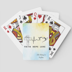 Faith Hope Liebe Spielkarten