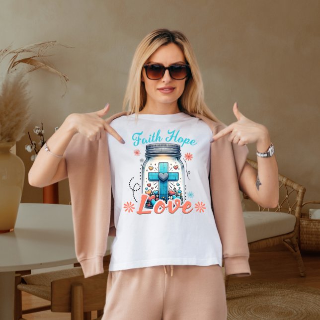 Faith hope Liebe T-Shirt (Von Creator hochgeladen)