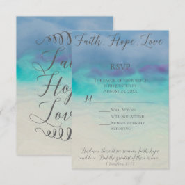 Faith Hope Liebe UAWG Reply Card Einladung
