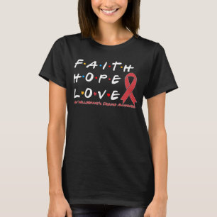 Faith Hope Liebe von Willebrand's Disease Awarenes T-Shirt
