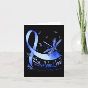Faith Hope Love Alopecia Awareness Draquelly Karte