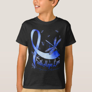 Faith Hope Love Alopecia Awareness Draquelly T-Shirt