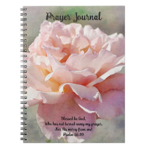 Faith Hübsch Pink Rose Art Praetjournal Notizblock