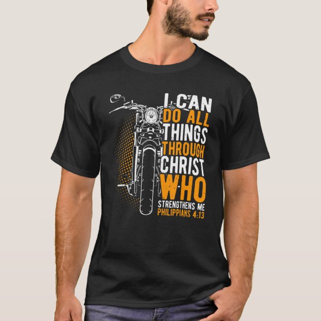 Faith I can do all things through christ christian T-Shirt (Vorderseite)