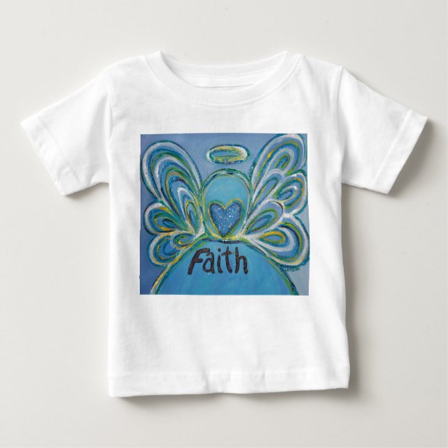 Faith Inspiration Angel Shirt (Kunst auf beiden Se (Vorderseite)