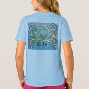 Faith Inspiration Angel T - Shirt (Art on Back Sid