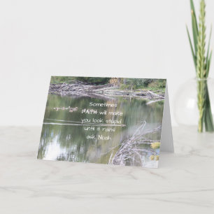 Faith Inspiration Spaß Zitat Bibel Christlich Karte