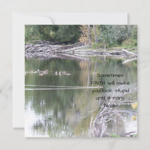 Faith Inspiration Spaß Zitat Bibel Christlich Karte