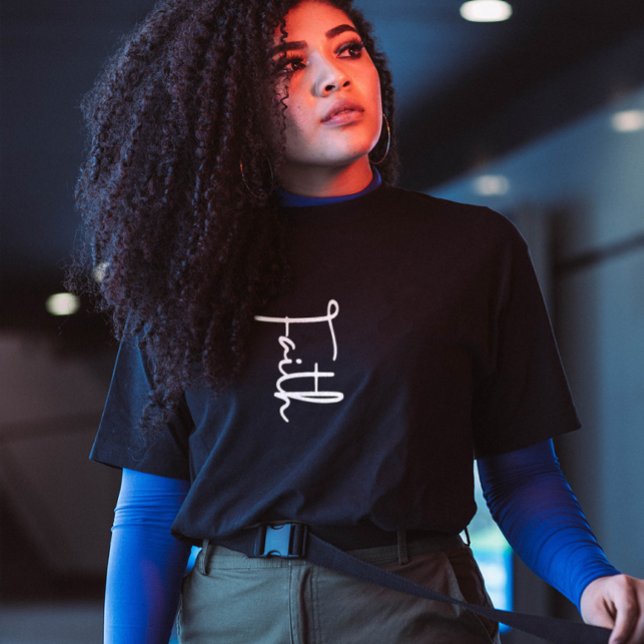 Faith Inspirational Graphic T - Shirt (Von Creator hochgeladen)