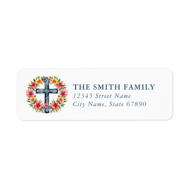 Faith & Inspirational Return Address Labels (Vorne)