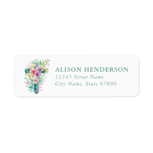 Faith & Inspirational Return Address Labels (Vorne)