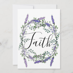 Faith Lavender und Eucalyptus Einladung