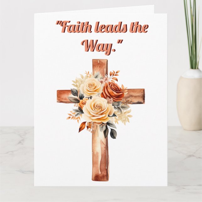 Faith Leads Karte (Vorderseite)