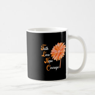 Faith Liebe Hope Courage Aml Leukemia Awareness Kaffeetasse