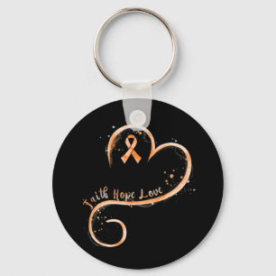 Faith Liebe Hope Courage Aml Leukemia Awareness Schlüsselanhänger