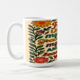 Faith Lights My Path Christian Art - Inspirational Kaffeetasse