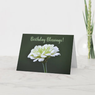 Faith Lime Green Blume Geburtstagskarte Karte