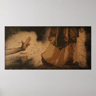 "Faith"-Malerei Poster