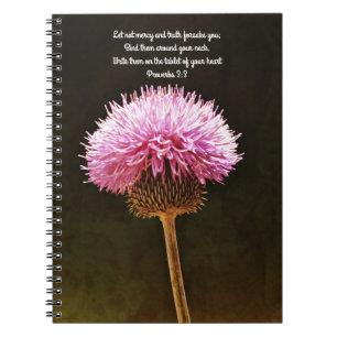 Faith Mercy Truth Bible Verse Gebetsbericht Notizblock