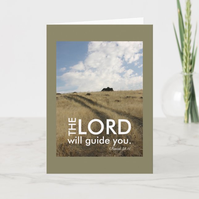 Faith Motivierend Guidance Travel Karte (Vorderseite)