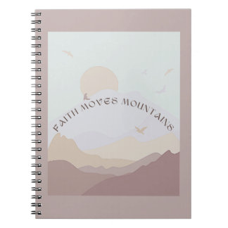 Faith Moves Mountains Notizblock