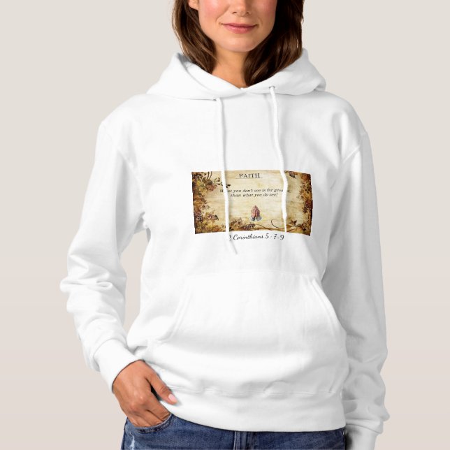Faith Not Sight Women's Hoodie by StanVG (Vorderseite)