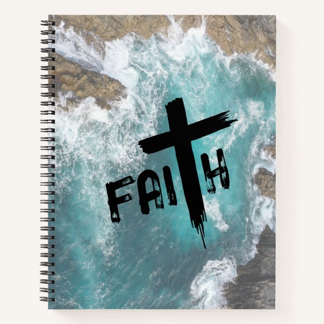 FAITH Ocean Notebook Notizbuch (Vorderseite)