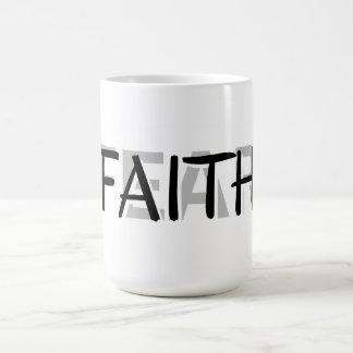 Faith Over Fear Becher Kaffeetasse