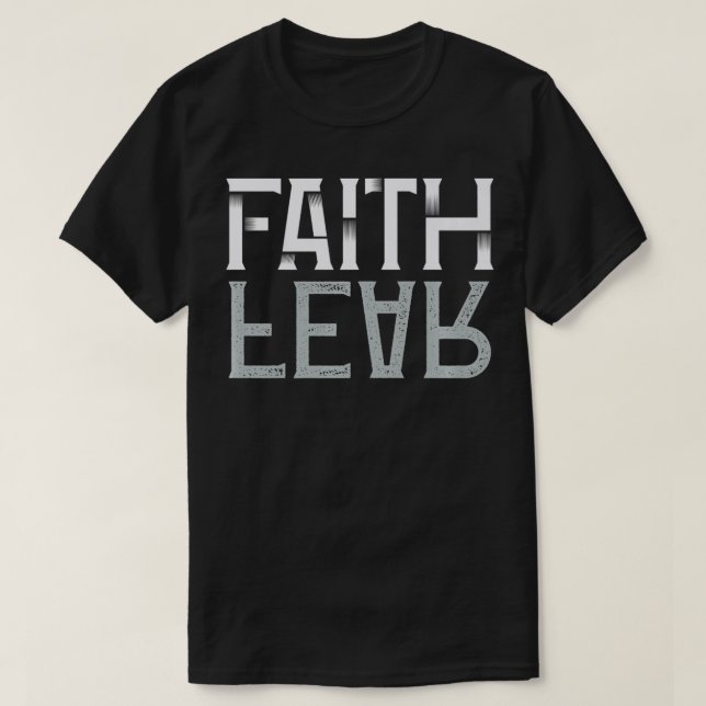 Faith over Fear, Christian Soldier of Jesus Christ T-Shirt (Design vorne)