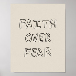 Faith over Fear Poster