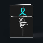 Faith Pcos Bewusstsein Kreuz Christliches Band Tür Karte<br><div class="desc">Faith Pcos Bewusstsein Kreuz Christliches Band Türkis Unterstützung</div>