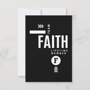 Faith Personalisiert Name Birthday Gift RSVP Karte