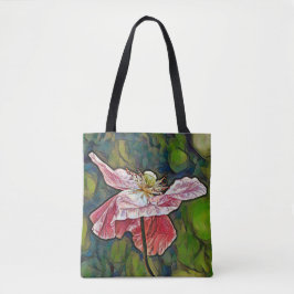 Faith Pink Poppy Art Tasche
