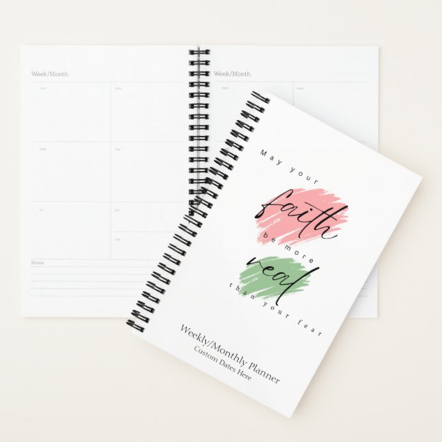 Faith Planner | Glaube gegen Angst Planer (Anzeige)