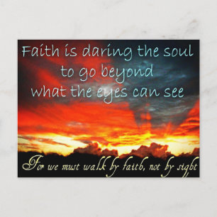 Faith Postcard Postkarte