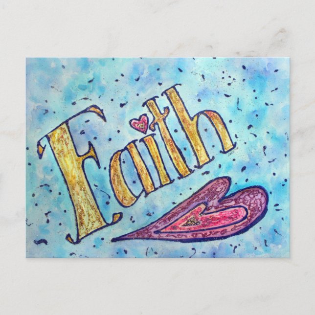 Faith Postcard Postkarte (Vorderseite)