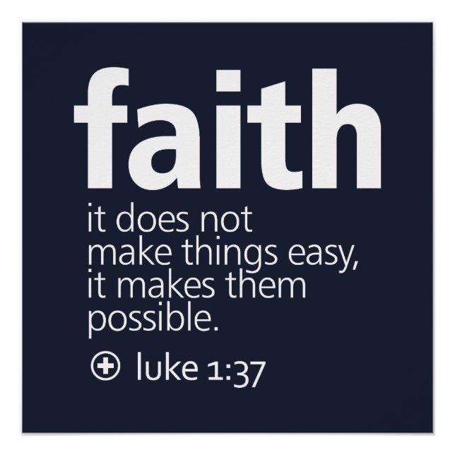 Faith Poster (Vorderseite)