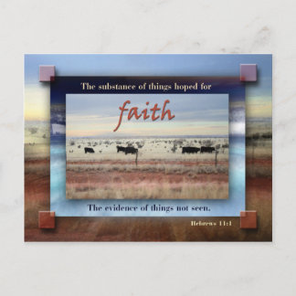 Faith Postkarte