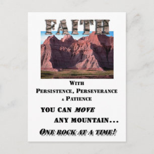 Faith Postkarte