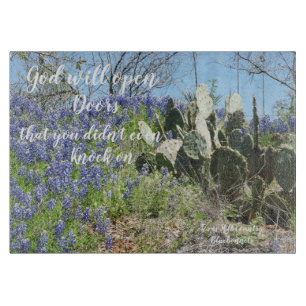 Faith Quote Glass Cutting Board Schneidebrett