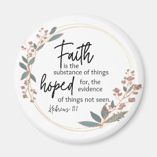 Faith Round Magnet