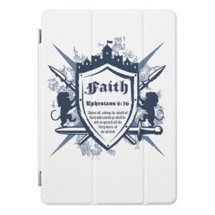 Faith Shield Christlich Faith Bible Verse Ephesian iPad Pro Cover