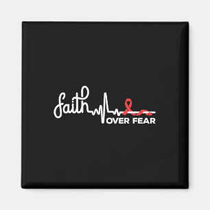 Faith-Sickle Cell Anämia Awareness Supporter Ribb Magnet