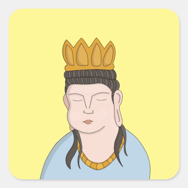 Faith Square Sticker (Vorderseite)