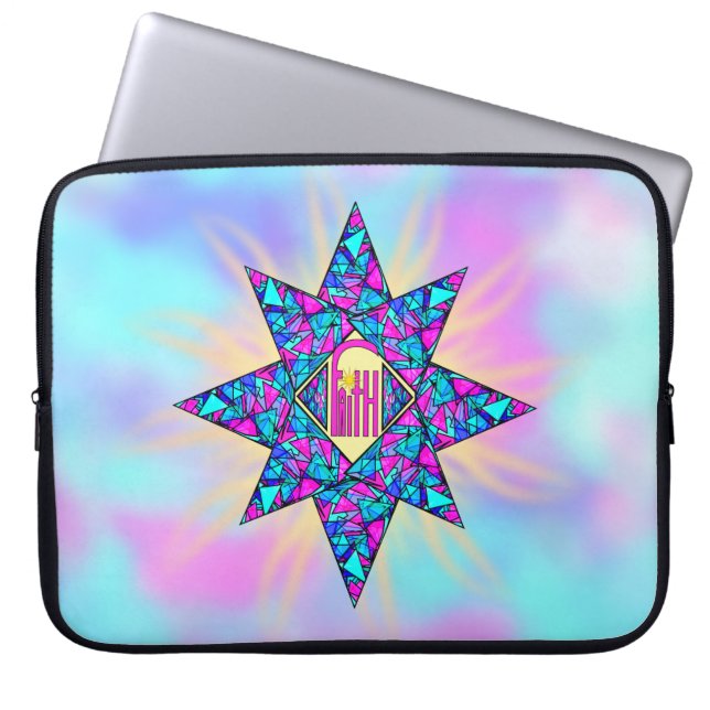 Faith ~ Star Laptopschutzhülle (Vorderseite)