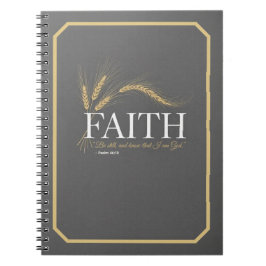 "Faith" Statement Journal - Minimalist Typography Notizblock