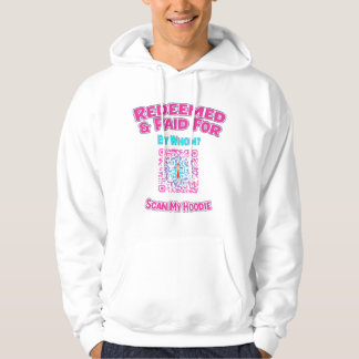 Faith Statement-Shirt mit QR-Code-Beispiellink Hoodie