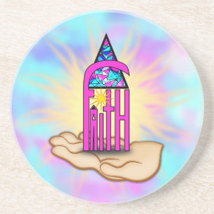 Faith ~ Steeple Getränkeuntersetzer