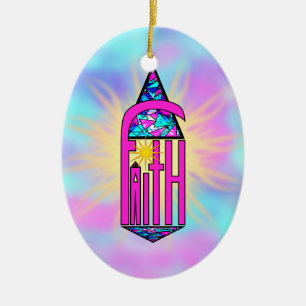 Faith ~ Steeple Keramik Ornament