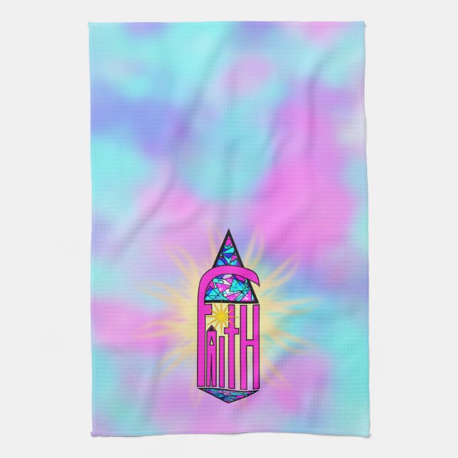 Faith ~ Steeple Küchentuch (Vertikal)